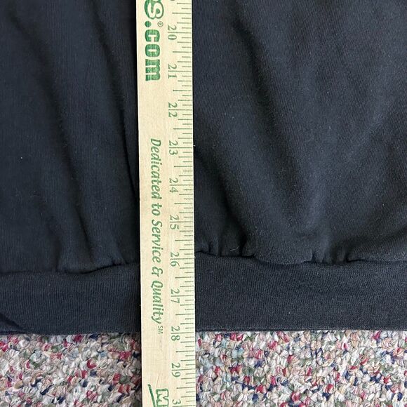 Vintage Santee Womens Black Red Painted Cardinal Winter Christmas Sweatshirt XXL - Picture 11 of 11